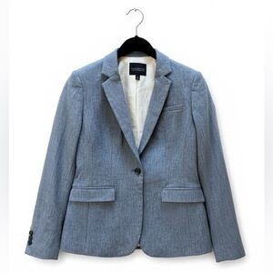 Banana Republic Women's Long and Lean Light Blue Blazer 4